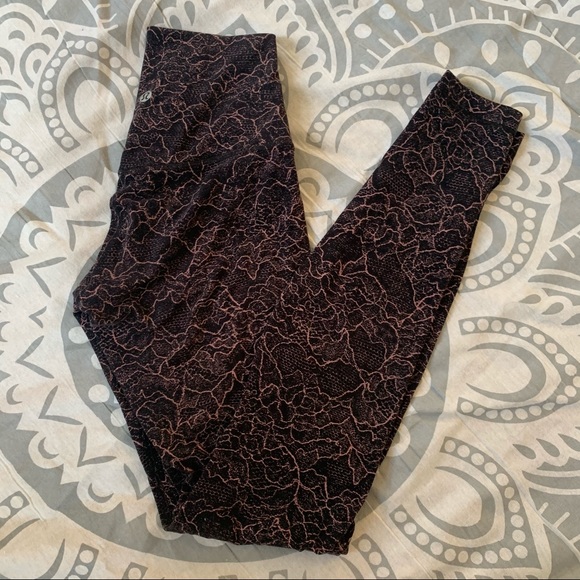 Lululemon Align Legging 28” Lacescape Spanish Rose - Picture 6 of 8